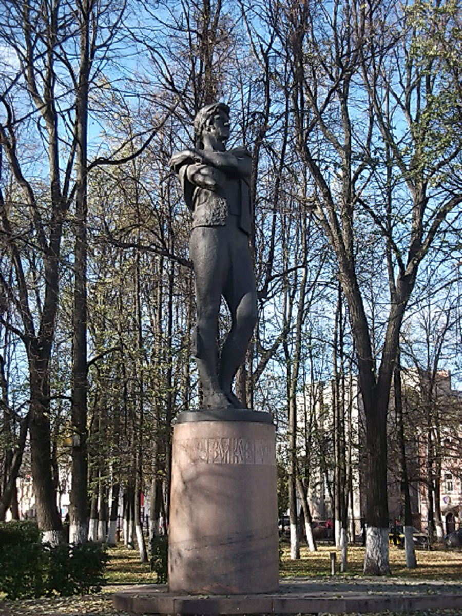 Памятник Федору Волкову, 1973 г.